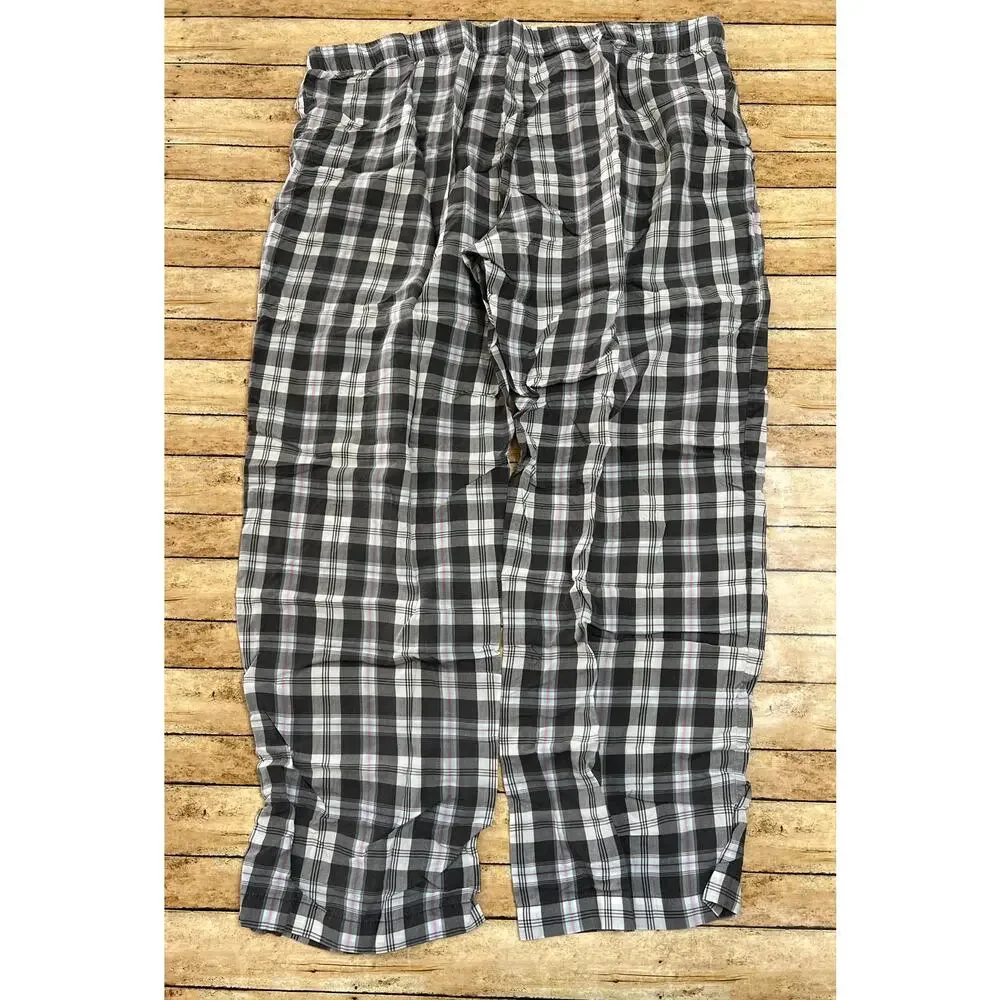 Xhilaration Pajama Sleep Pants Bundle Gray Plaid Pink Floral Pockets Size XL